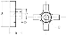 CKS Aluminum 4-Prong, Blank - CKSB-0BFP1