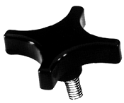 FPK 4-Arm Knob w/ Stud, Inch 